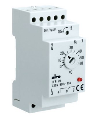 Регулятор температуры пола для установки в распределительном устройстве ALRE ITR 79.402 Котельная автоматика